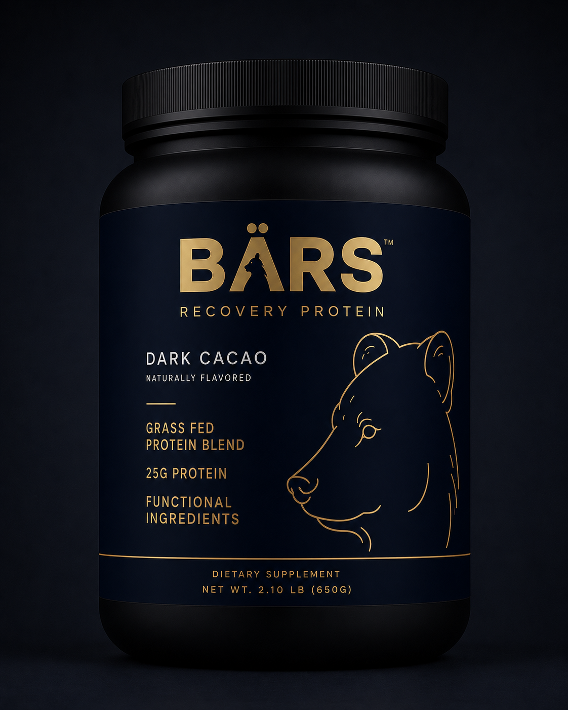 BÄRS Recovery Protein — Dark Cacao, first run